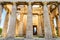 Temple of Hephaestus in sun light, Athens, Greece