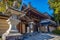 Temple House and Arch on Sacred Koyasan Mountain