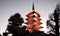 Temple in Japan, Sensoji pagoda tower