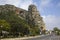 Temple of Jupiter high on Mount Saint Angelo in Terracina, Lazio, Italy.