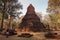 A temple in Kamphaeng Phet Province In the ruins of the royal temple,