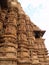 Temple in Khajuraho. Madhya Pradesh