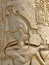 Temple of Kom Ombo, Egypt: relief of the Pharaoh