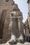 Temple of Luxor, located in the heart of ancient Thebes, consecrated to the god Amon, under his two aspects Amon-Ra