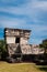 Temple from Mayan ruins in Tulum Mexico Yucatan