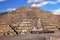 Temple of Moon Climbing Pyramid Teotihuacan Mexico City Mexico