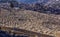 Temple Mount holy city Jerusalem and Jewish Cemetery