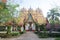 Temple myanmar style at sangklaburi