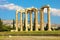 The Temple of Olympian Zeus or the Olympieion is a monument of Greece and a former colossal temple in the centre of the Greek