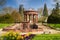 Temple in the park of Bad Homburg in spring