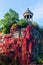 Temple in the park Buttes Chaumont, Paris, France