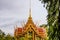 Temple Pavilion landmark of Suan Luang Rama IX Public Park, Bangkok.