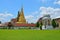 Temple phra keaw in summer