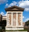 The Temple of Portunus Tempio di Portuno or Temple of Fortuna Virilis. Roman temple in Rome