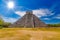 Temple Pyramid of Kukulcan El Castillo, Chichen Itza, Yucatan, Mexico, Maya civilization