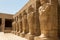 Temple of Ramses 3th - rock statues, the ancient city of Thebes, Karnak, Luxor, Egypt