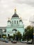 Temple of reverend St. Sergius of Radonezh in the Rogozhskaya Sloboda, Moscow, Russia.