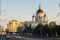 The Temple of reverend St. Sergius of Radonezh in the Rogozhskaya Sloboda, Moscow, Russia.