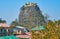 The Temple on the rock, Mount Popa, Myanmar