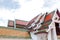 Temple roof, Architectural detail on roof of Thai temple, Roof gable in Thai style