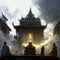 Temple of the Sacred Tooth Relic in Kolkata, India AI generated