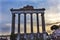 Temple of Saturn Corinthian Columns Roman Forum Rome Italy