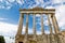 Temple of Saturn in the Roman Forum in Rome