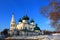 The temple of the Savior in the city of the 17th century