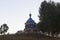 Temple Of Simon Volomsky at sunset in the village Poldarsa, Velikoustyugsky district, Vologda region