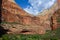 Temple of Sinawava in Zion National Park, Utah