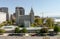 Temple Square with the Salt Lake Temple and Salt Lake Tabernacle