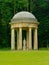 Temple to the godess Minerva in the English garden of Alden Biesen castle, Belgium