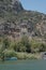 Temple tombs, Dalyan Turtle Beach, Marmaris, Turkey