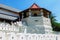 Temple of the Tooth Buddha in Kandy Sri Lanka