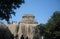 A temple on top of a stone hill