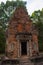 Temple Tower ruins, Prasat Preah Ko, Roluos, Cambodia. Circa Late 9th century