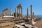 Temple of Trajan at Acropolis of Pergamon in Turkey