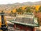 The Temple of Universal Happiness Pule si, also called the round Pavillion during sunset