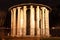 Temple of Vesta by night