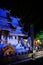 Temple Wat Si Supan vertical night photo