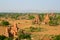 The temples of Bagan at sunrise, Myanmar (Burma).