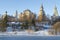 Temples of the Borisoglebsky monastery. Torzhok. Tver region