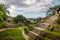 Temples of the Cross Group at mayan ruins of Palenque - Chiapas, Mexico