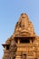 Temples at Khajurao against the sky