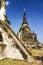 Temples and pagodas of ayutthaia in thailand