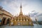 Temples and pagodas at top of mount POPA in Mandalay Myanmar