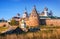 Temples and towers of the Solovetsky Monastery