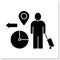 Temporary migration glyph icon