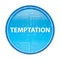 Temptation floral blue round button