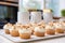 Tempting carrot cake muffins with cream cheese frosting, a delightful dessert concept